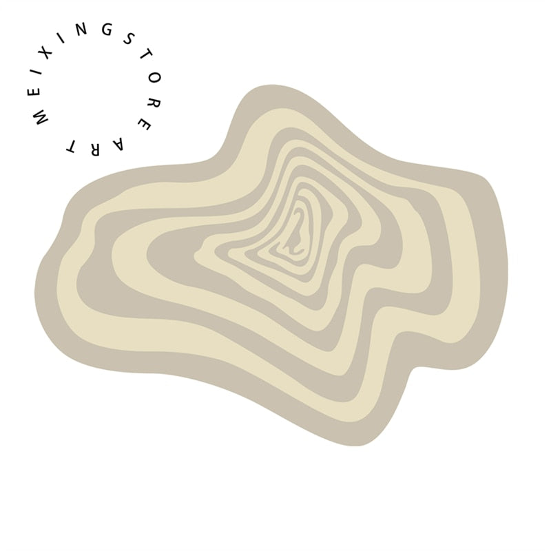 Black and White Swirl Rug