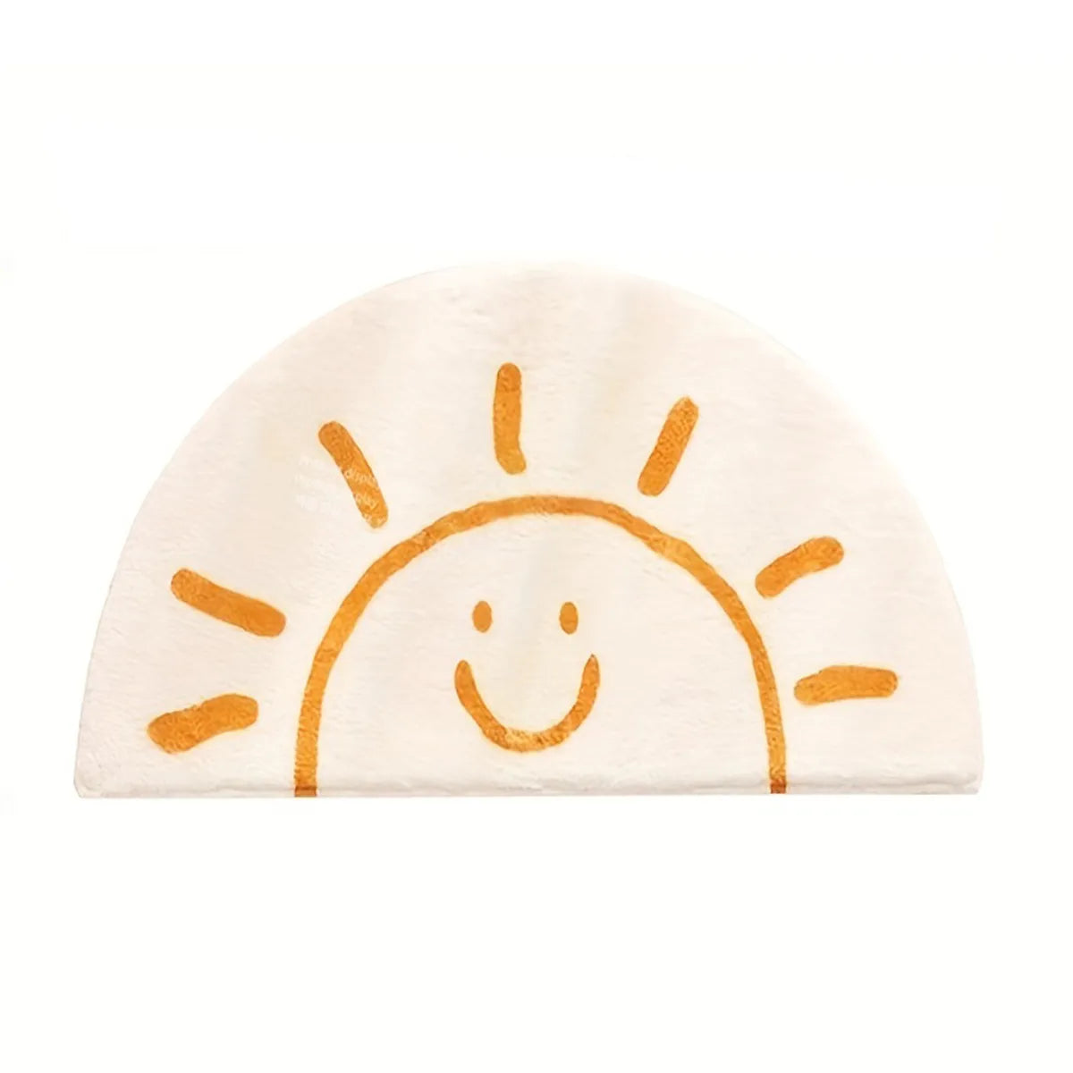 Imitation cashmere plush smiling face