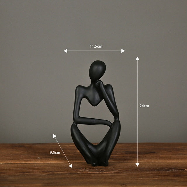 Abstract Thinker Statue
