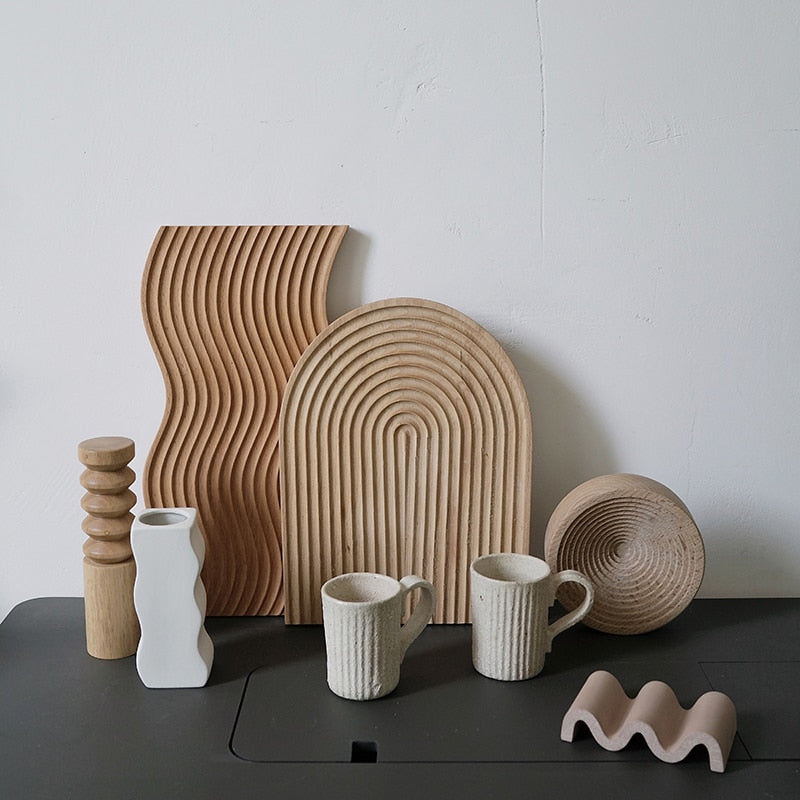 Nordic Style Beach Wooden Block