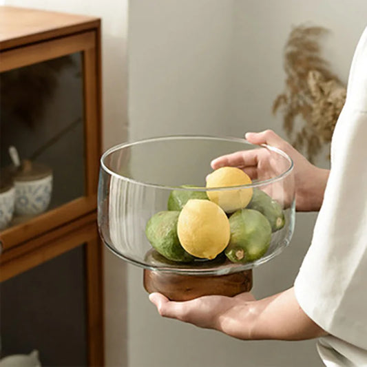 European Wooden Fruit Tray