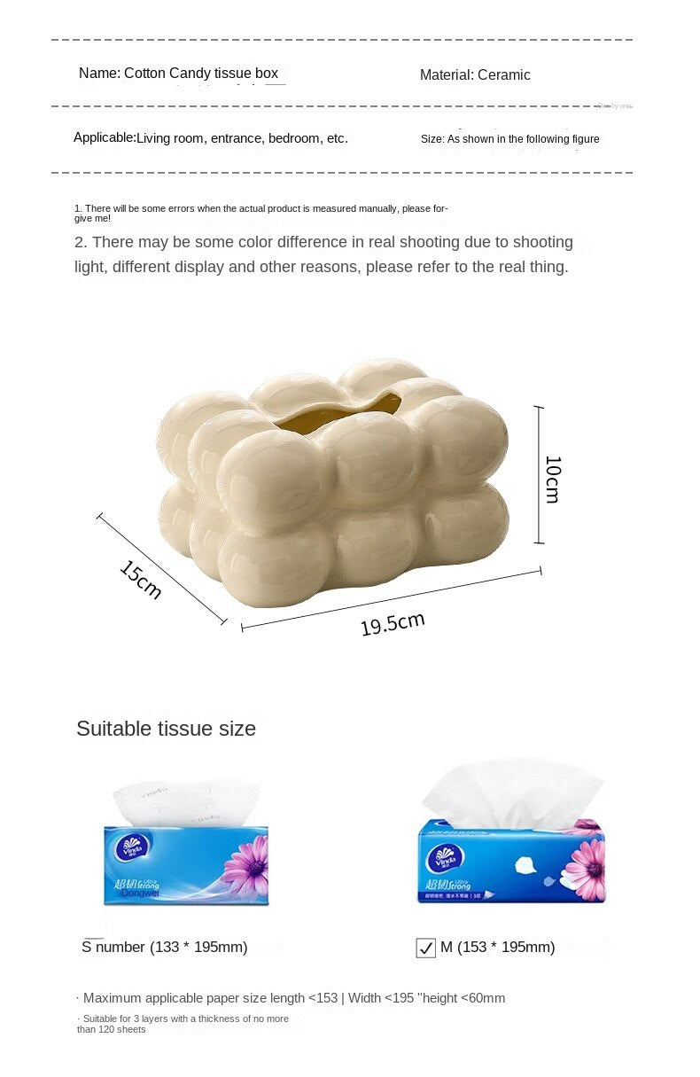 Cotton Candy Tissue Box