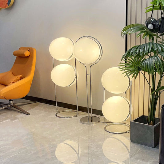 Chrome Metal Lamp