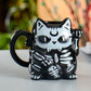 Skeleton Cat Mug
