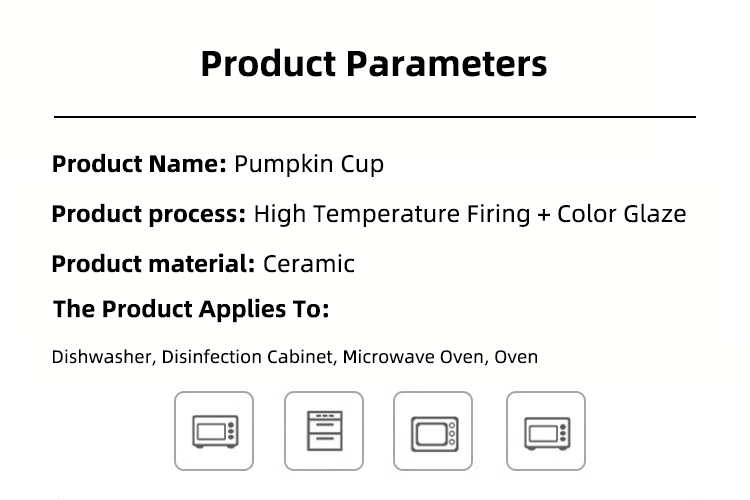 Halloween Pumpkin Shaped Ceramic Bowl