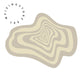 Black and White Swirl Rug