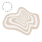 Black and White Swirl Rug