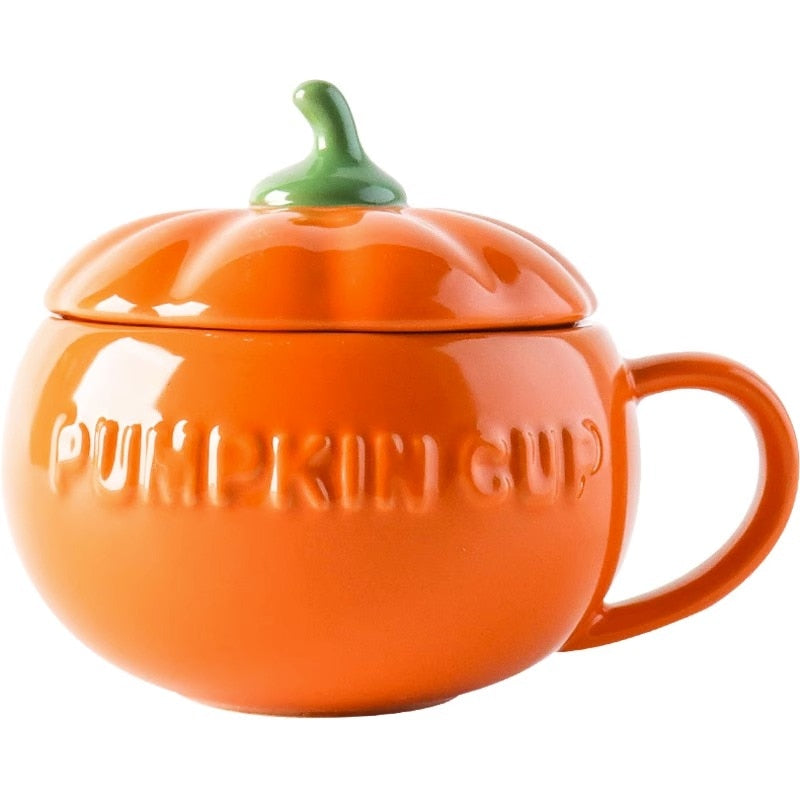 Halloween Pumpkin Shaped Ceramic Bowl