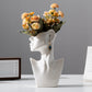 Abstract Side Face Vase
