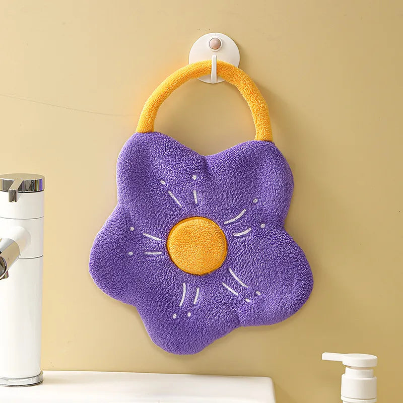 Flower Hand Towels