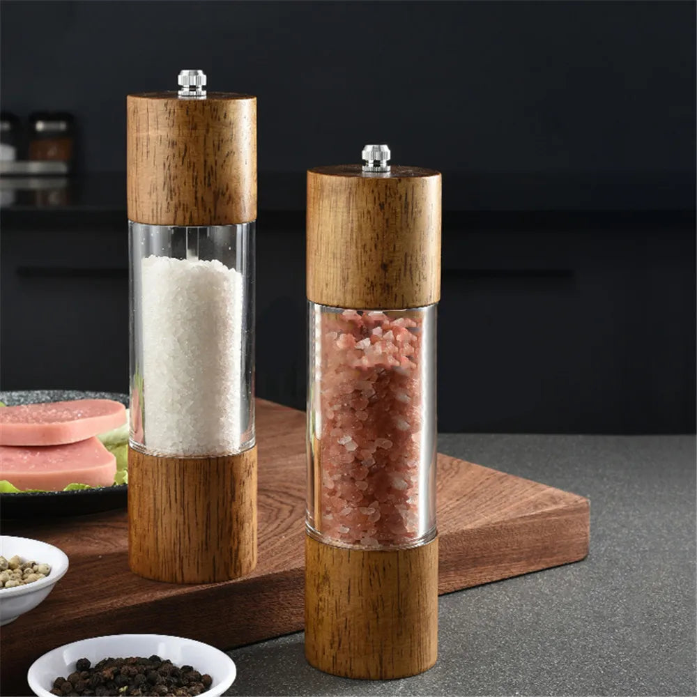 Wooden Pepper & Salt Spice Grinder