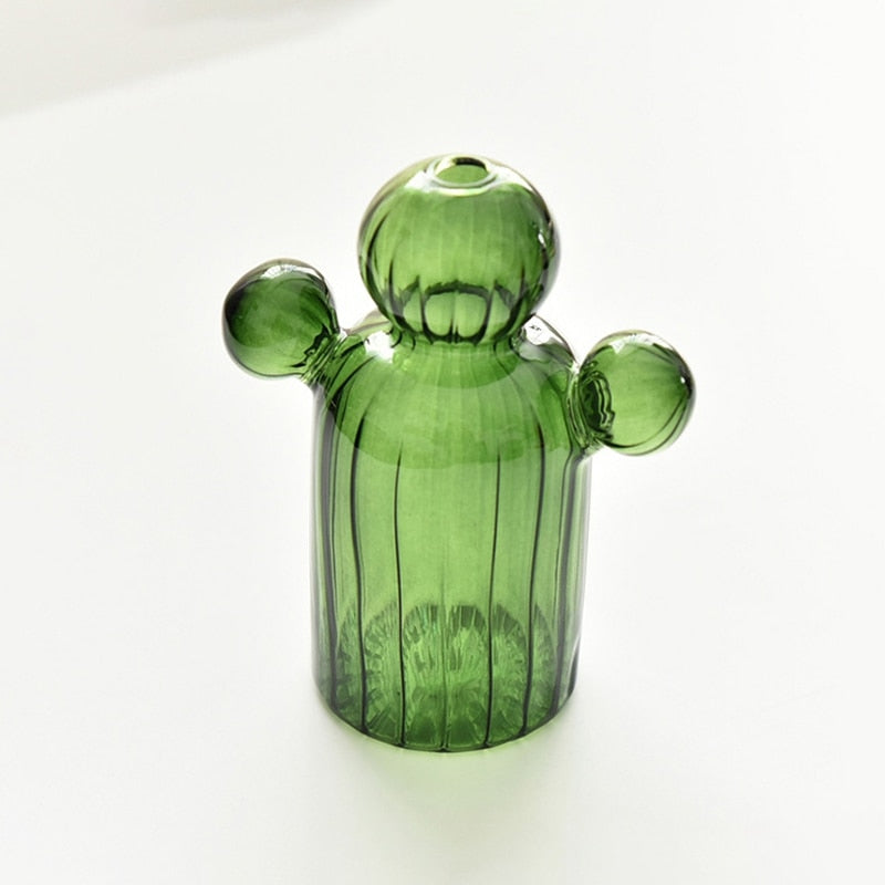 Cactus Glass Vase