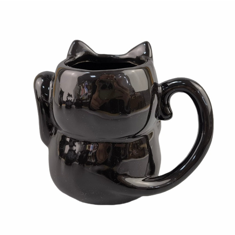 Skeleton Cat Mug