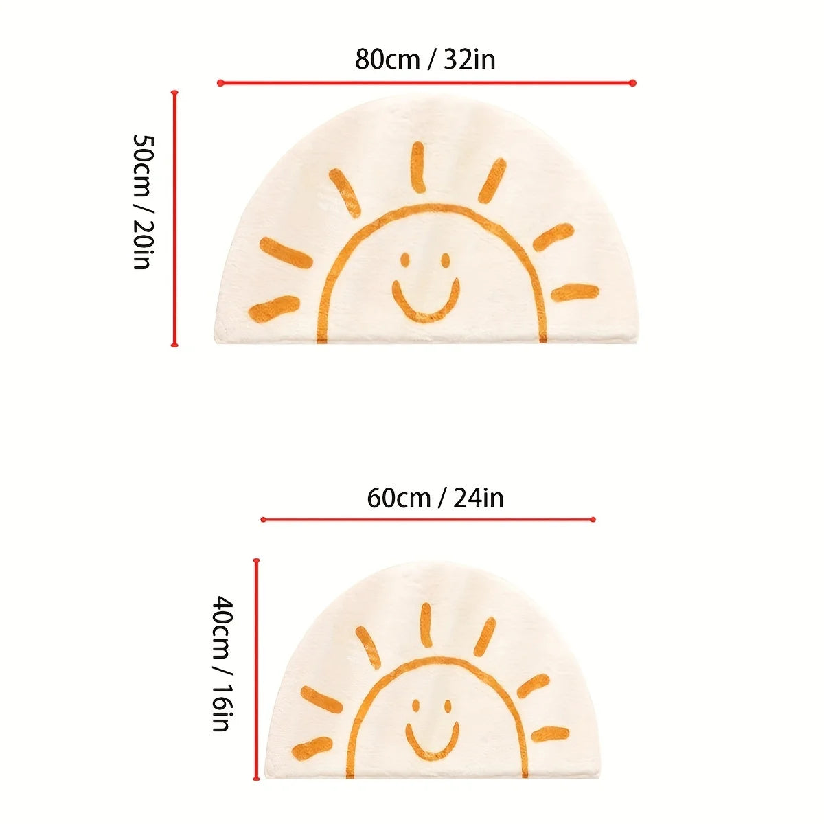 Imitation cashmere plush smiling face