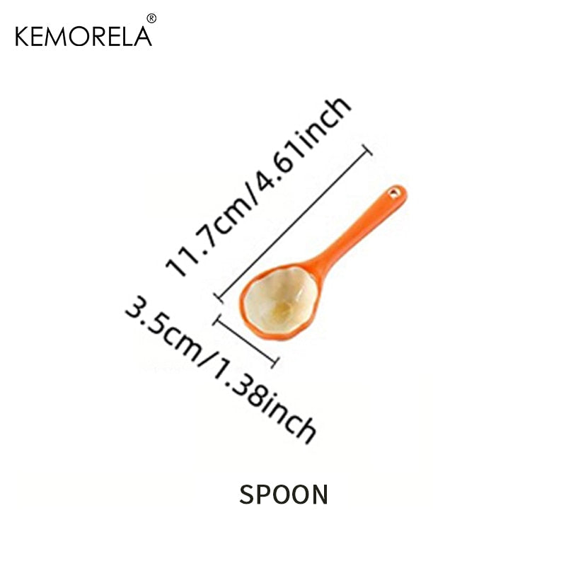 Halloween Pumpkin Shaped Ceramic Bowl