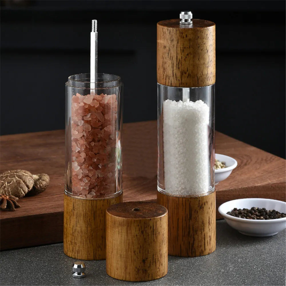 Wooden Pepper & Salt Spice Grinder