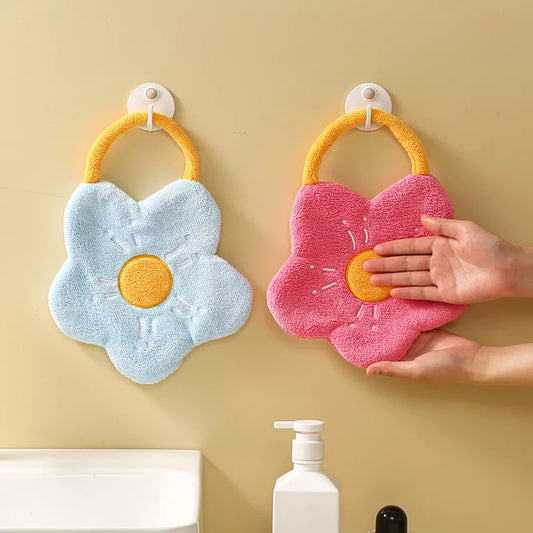 Flower Hand Towels