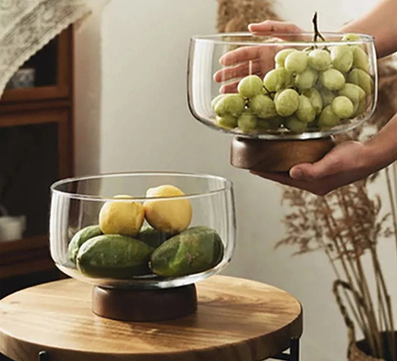 European Wooden Fruit Tray