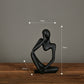 Abstract Thinker Statue