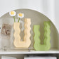 Wavy Colored Vases