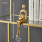 Gold Abstract Statue