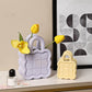 Patterned Purse Vase