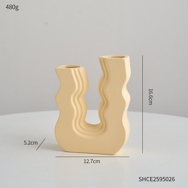 Wavy Colored Vases