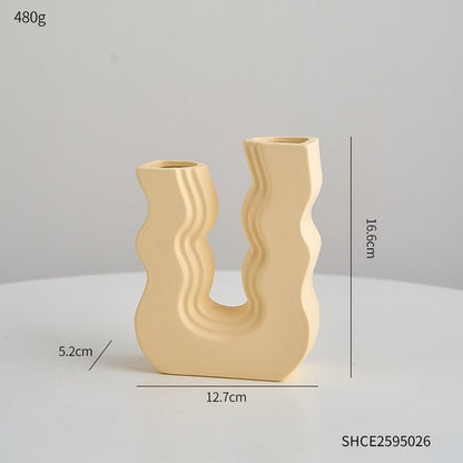 Wavy Colored Vases