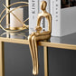 Gold Abstract Statue