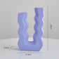 Wavy Colored Vases