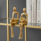 Gold Abstract Statue