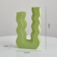 Wavy Colored Vases