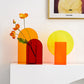 Acrylic colored Vase