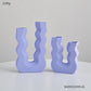 Wavy Colored Vases