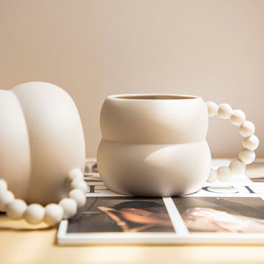 Minimalist ceramic mug