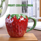 Cute Strawberry Mug with Stem