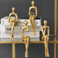 Gold Abstract Statue