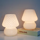 Mini Mushroom Glass Lamp