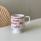 French Retro Coffee Cup