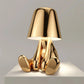 Little Golden/ Silver Man Lamp